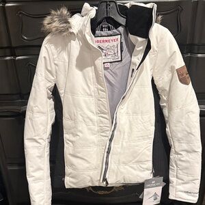 Obermeyer Women's Snow Jacket with Faux Fur Trim